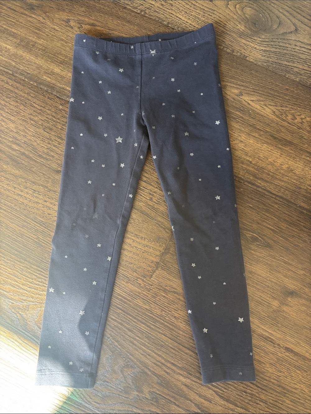 Kids Navy Star Print Leggings